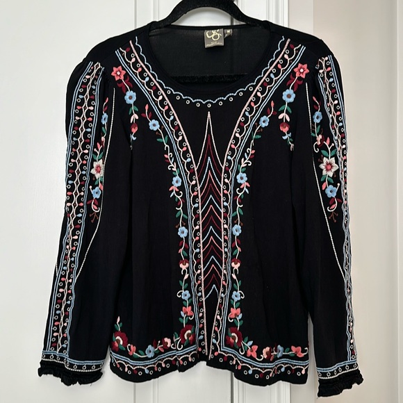 Anthropologie Tops - Anthropologie One September embroidered Top
